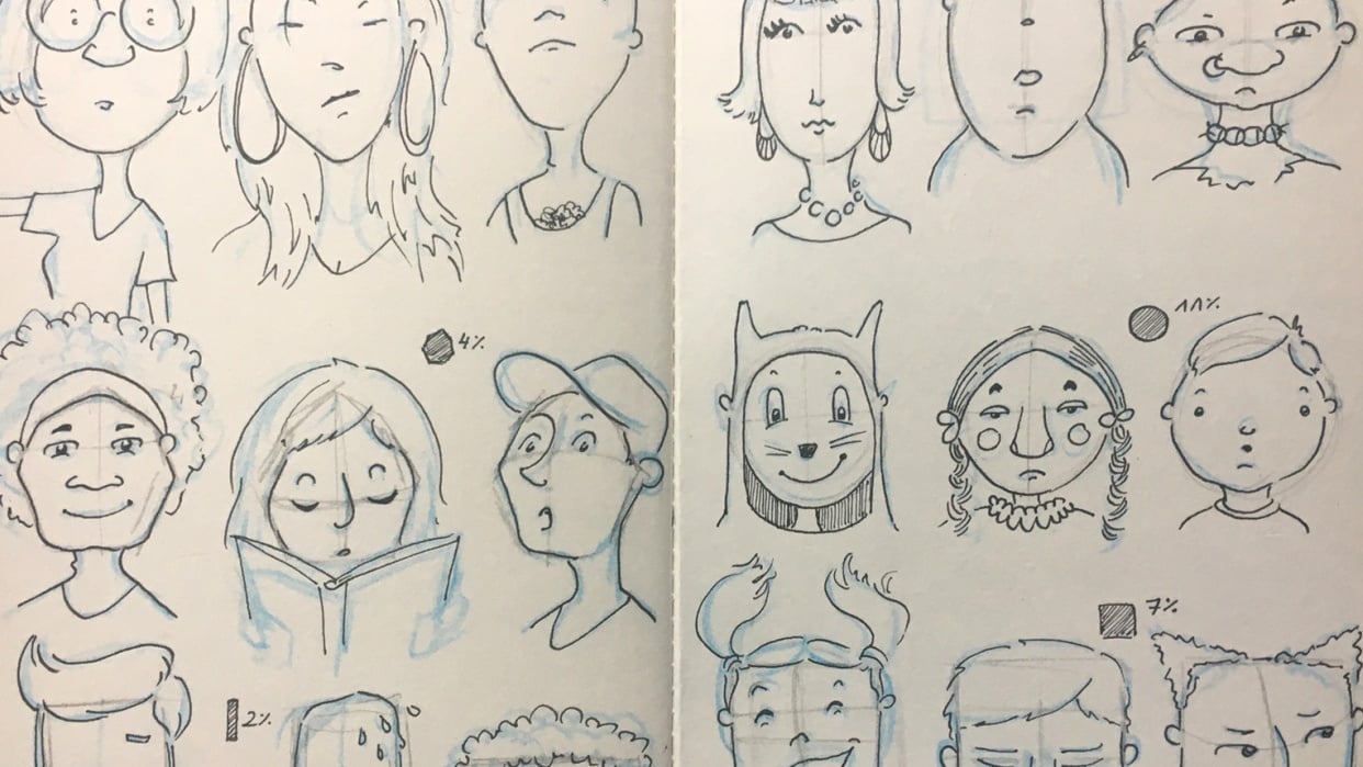 Face Shapes Studies - student project