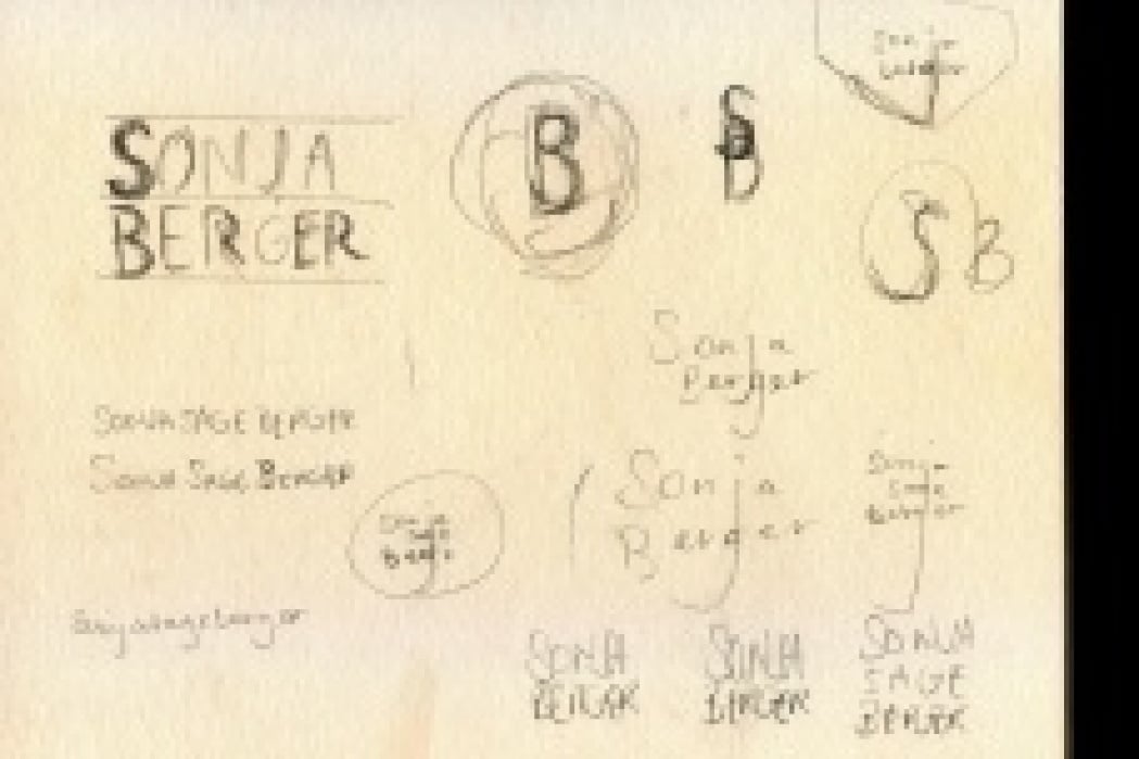Sonja Berger Self Logo Sketches - student project