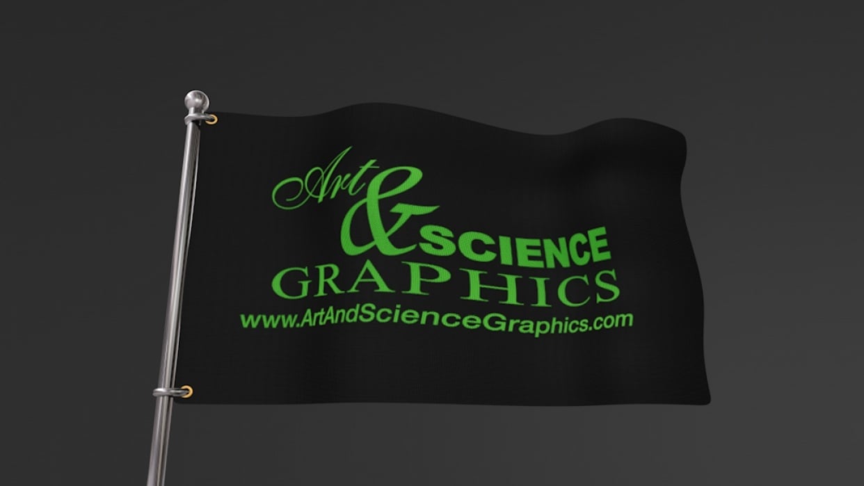 Art and Science Graphics Flag - student project
