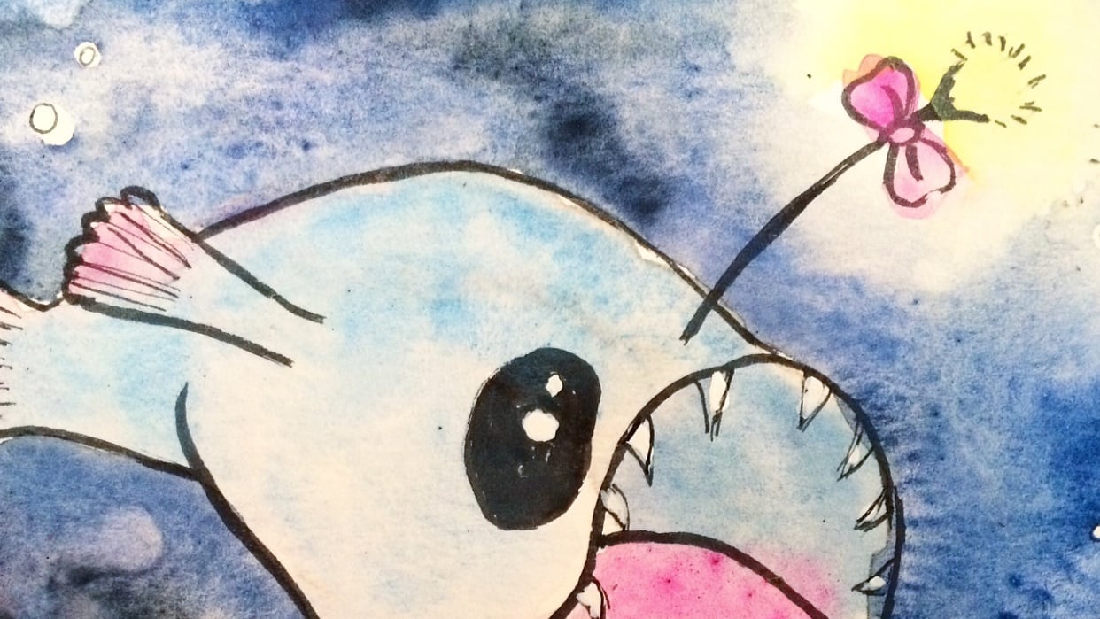 Adorable Anglerfish - student project