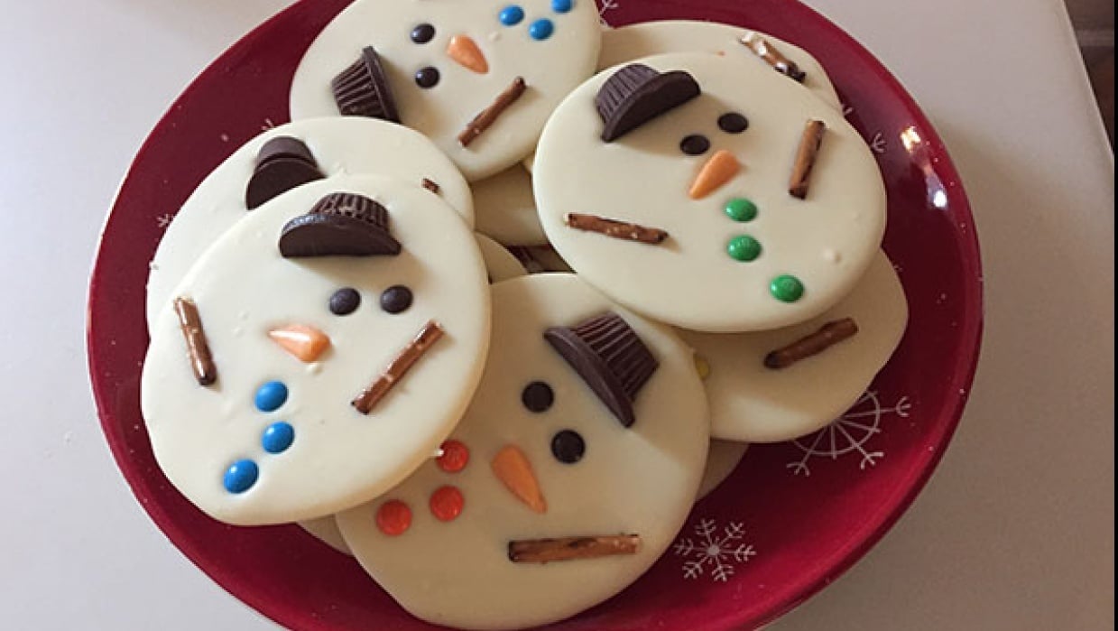 Melted Snowmen Hostess Gift - student project