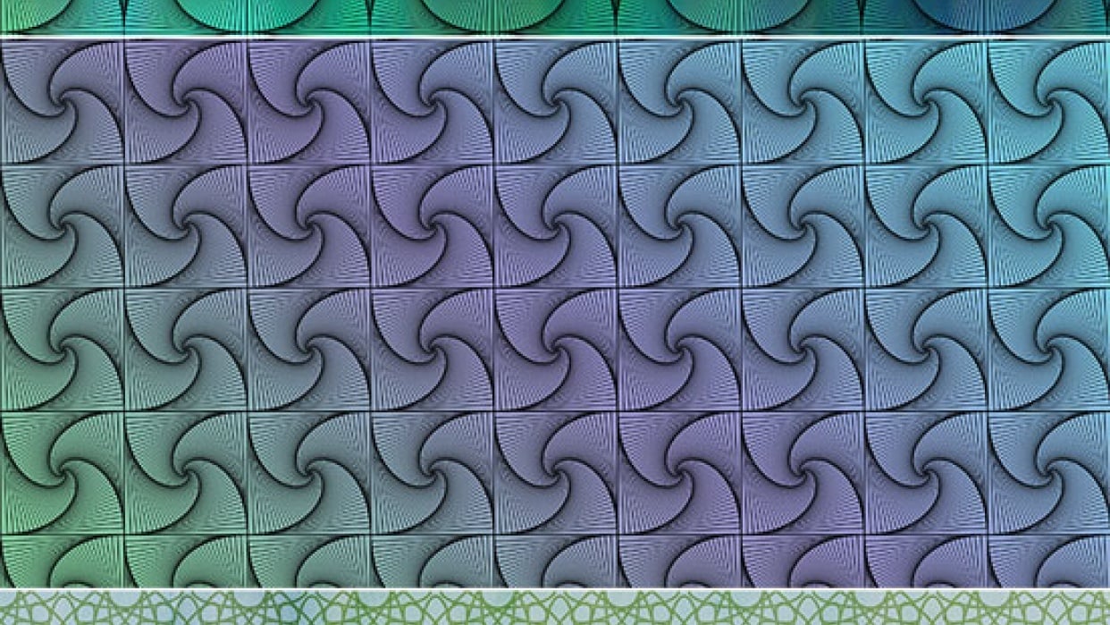 Whimsical Rotated Patterns in Photoshop - student project
