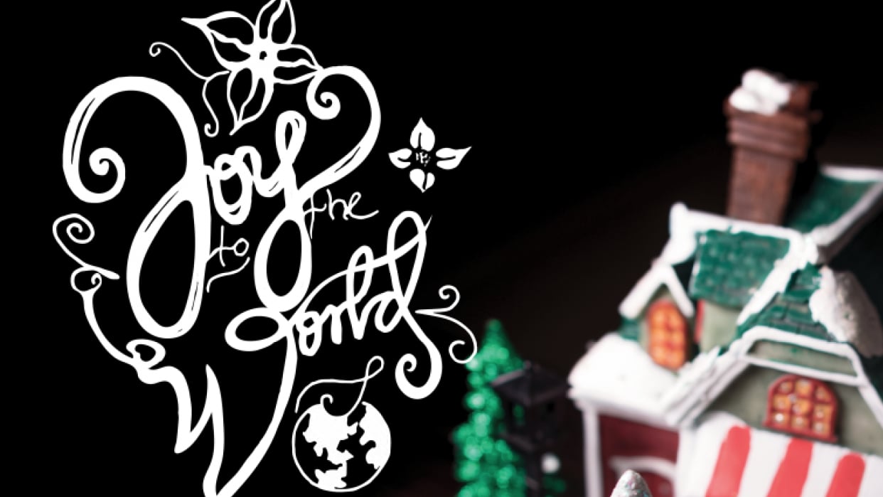 Quick lettering for Christmas cards - student project