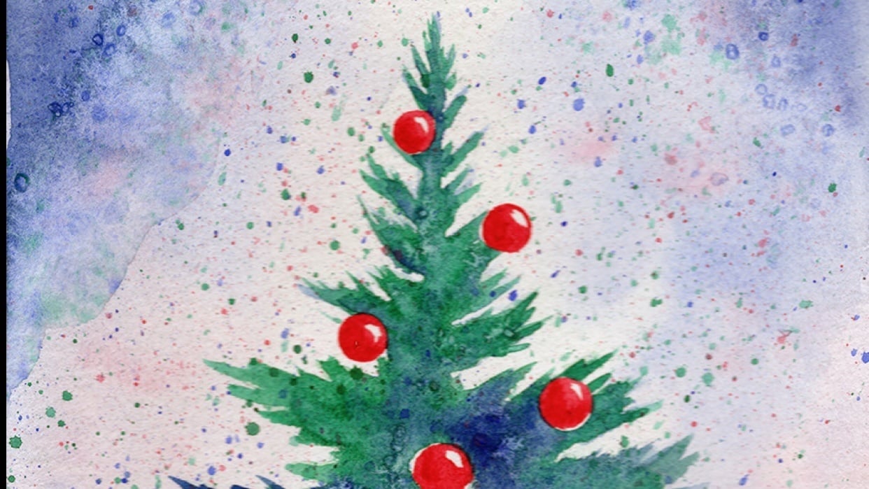 Watercolor Experimentation - student project