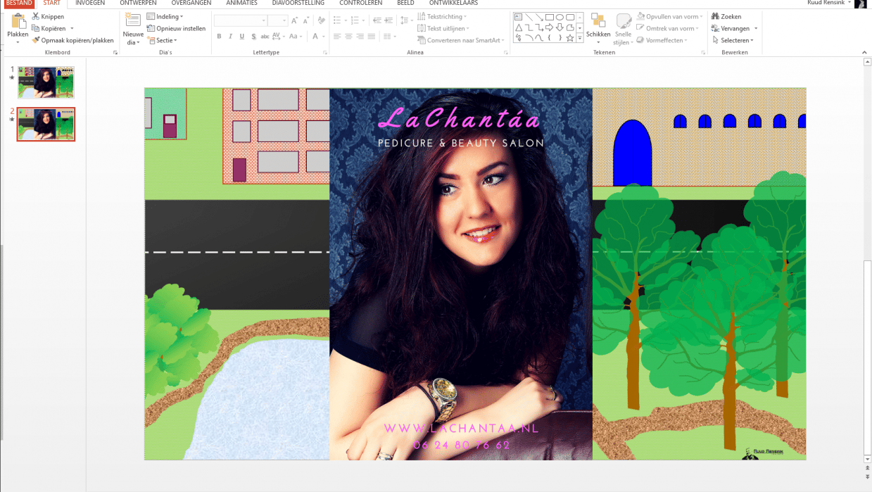 Animation in PowerPoint - student project