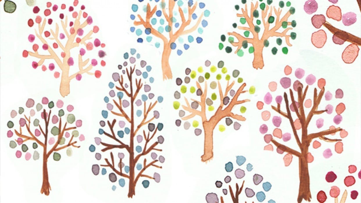 Watercolour story: Explore with colour - student project