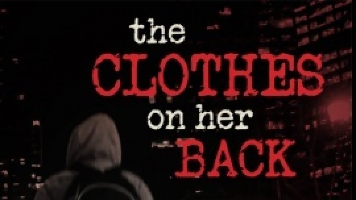 The Clothes on Her Back Title Design - student project