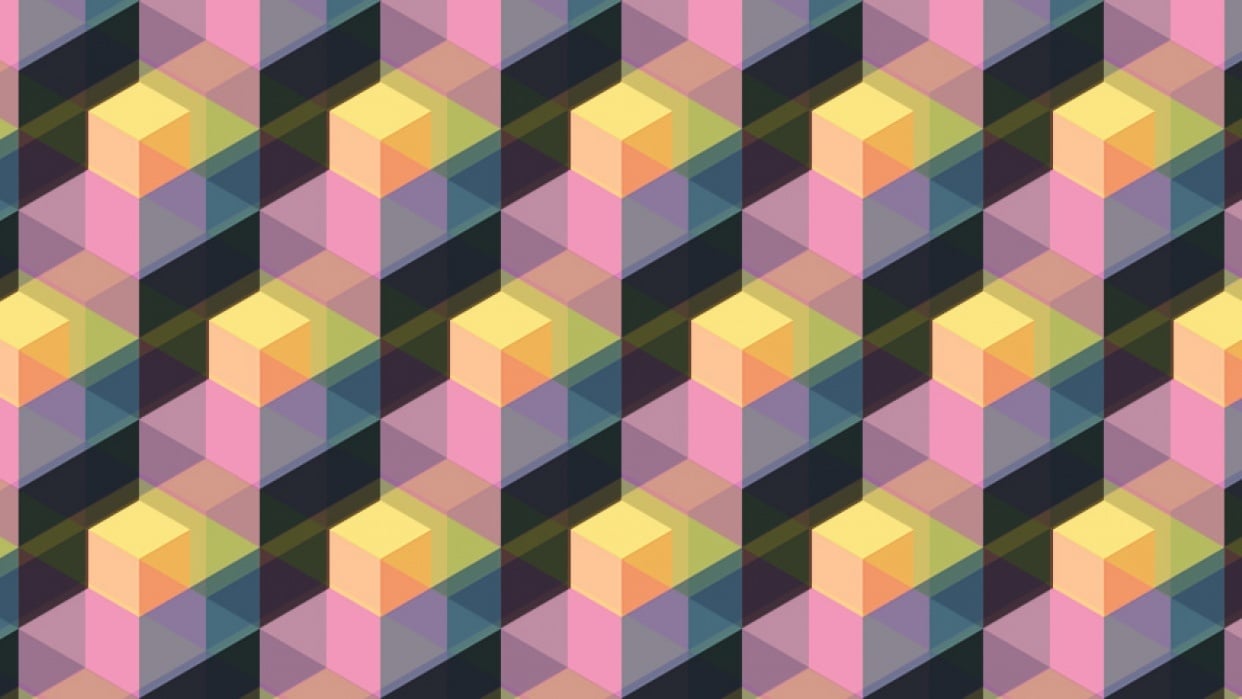 Multicolored, Offset Pattern - student project