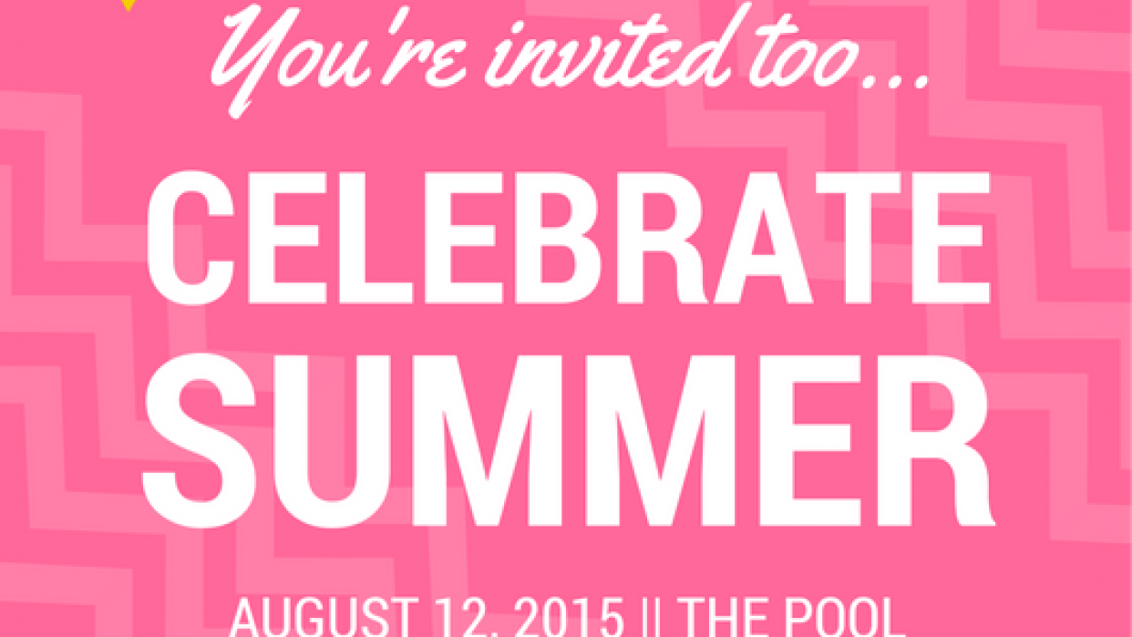 Simple Summer Party Invite Skillshare Student Project