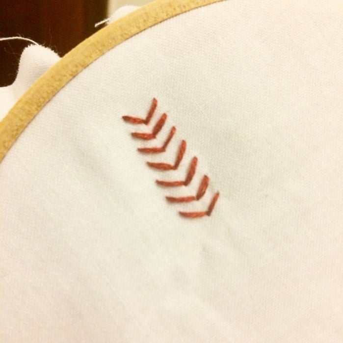 365 Days of Embroidery - student project