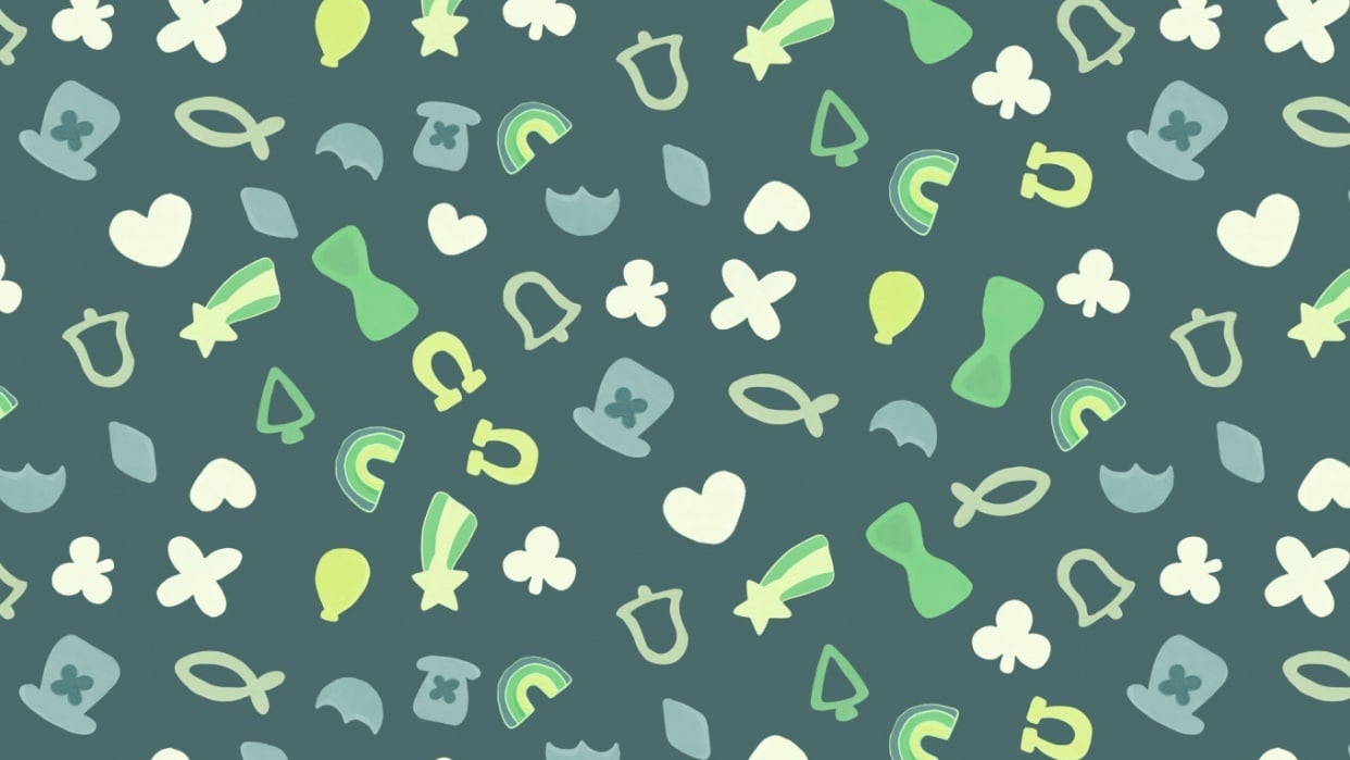 Lucky Charms Repeating Pattern - student project