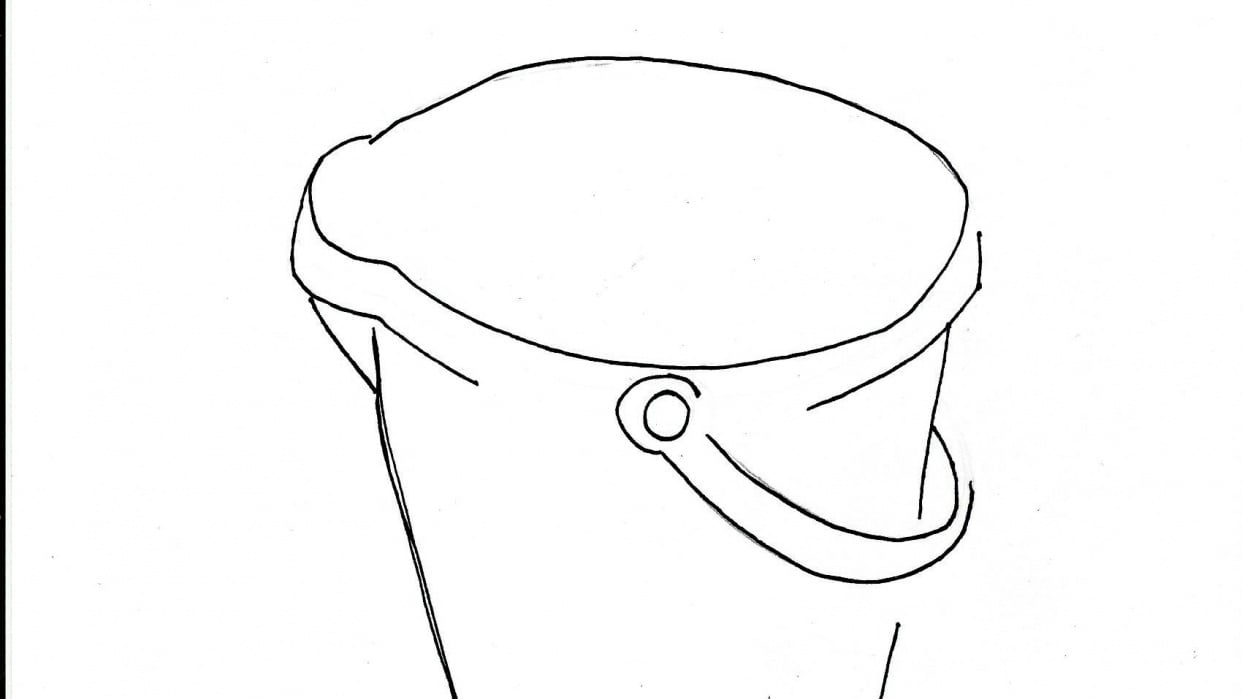 bucket line drawing Skillshare Student Project
