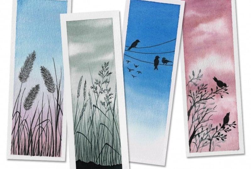 Watercolor Bookmarks & Polaroids | Skillshare Student Project