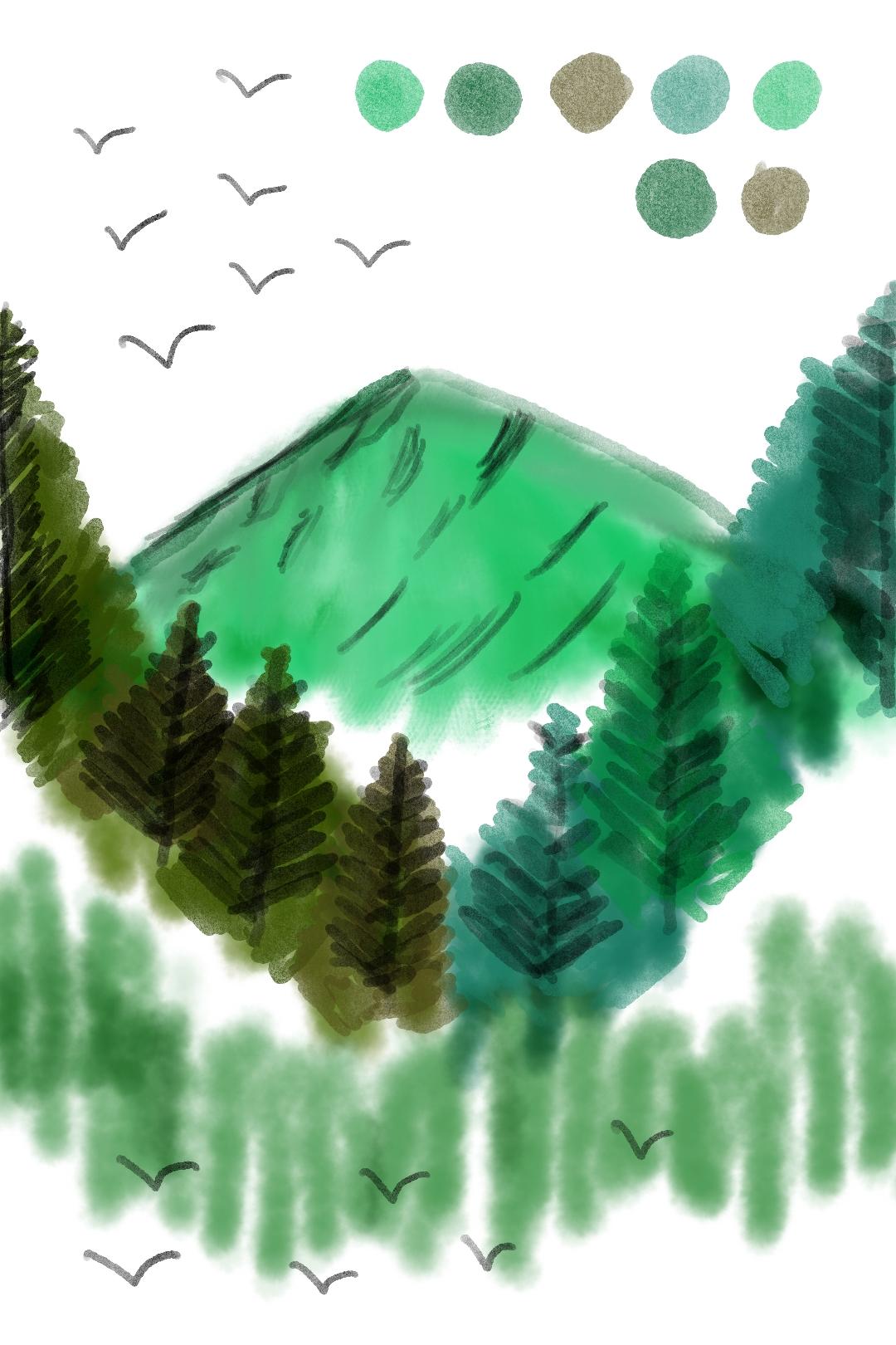 Dense Forest Landscpaes - image 2 - student project