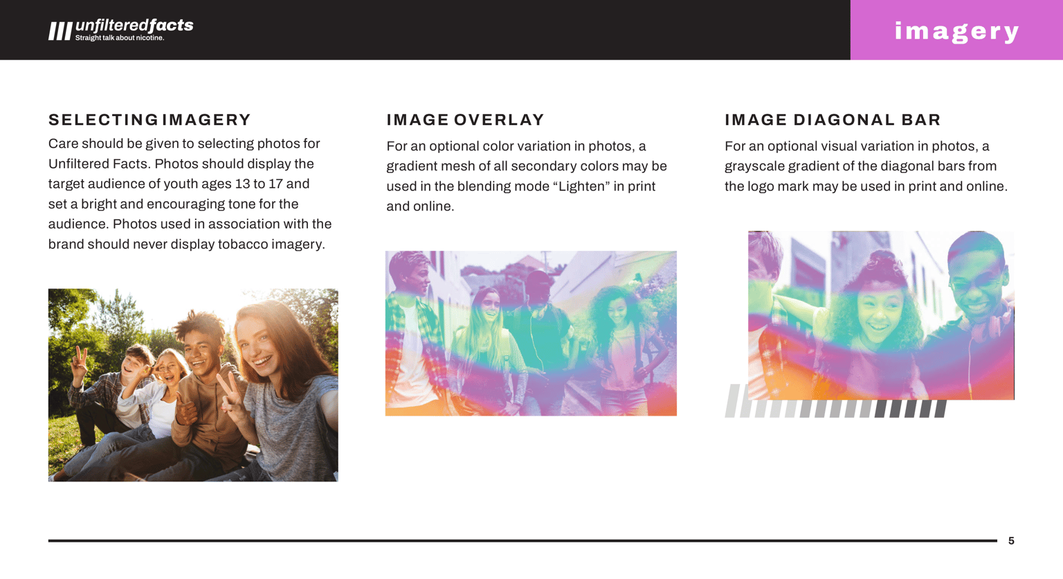 Unfiltered Facts Brand Guidelines - image 5 - student project