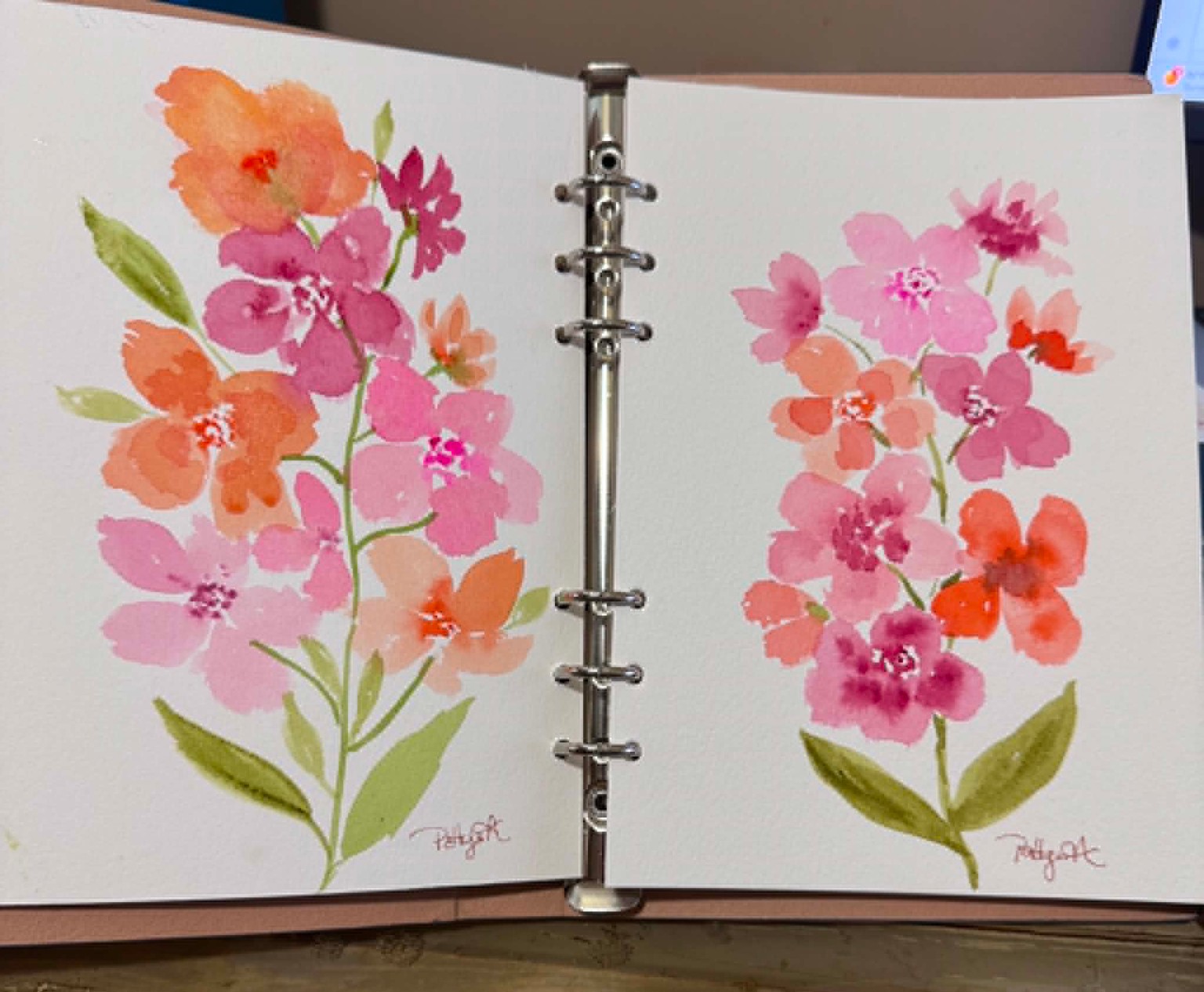 Watercolor Florals for Beginners: Relax and Find Joy - image 2 - student project