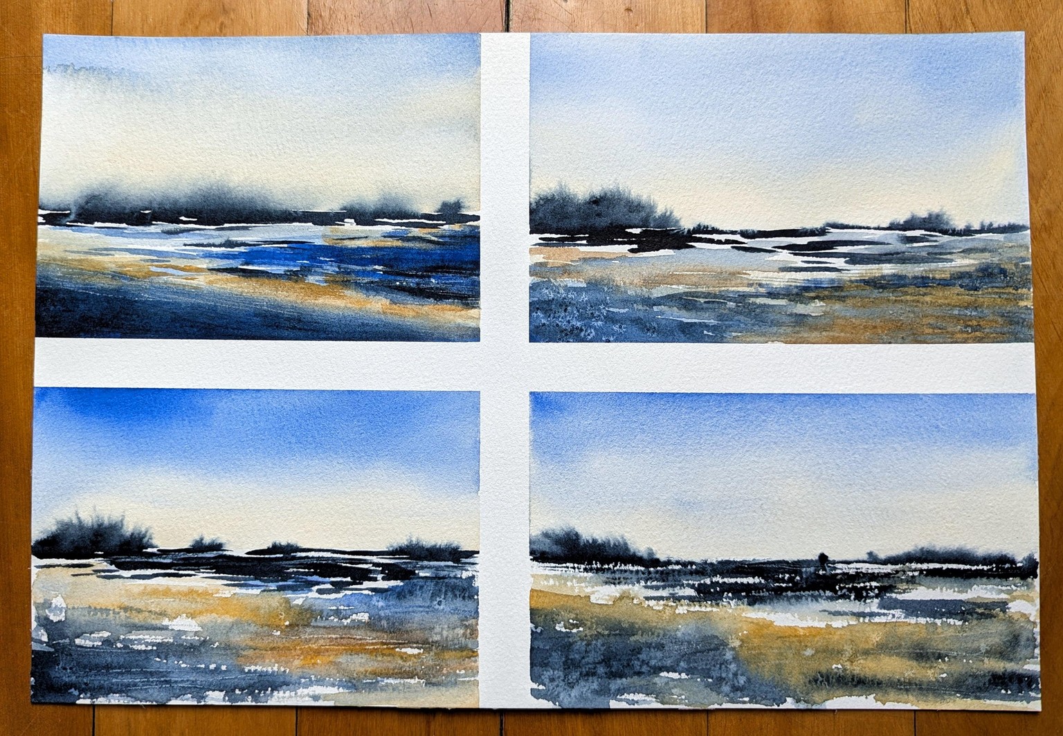 Loose Watercolour Landscapes Variations - image 1 - student project