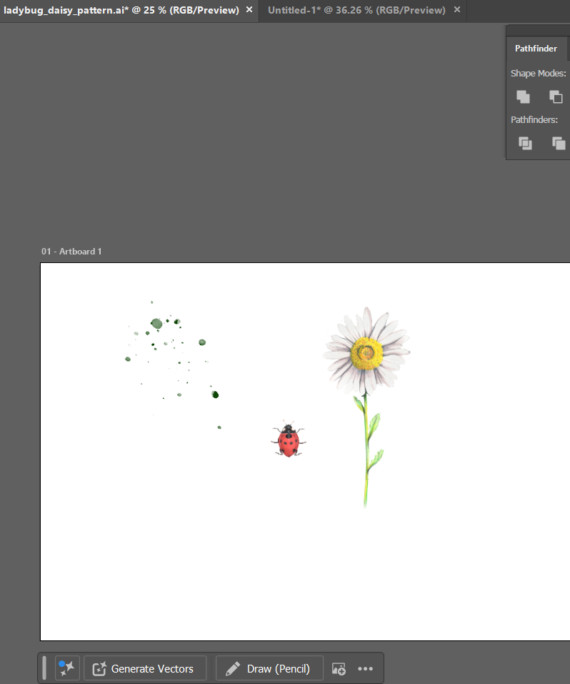 Ladybug on a Daisy - image 2 - student project