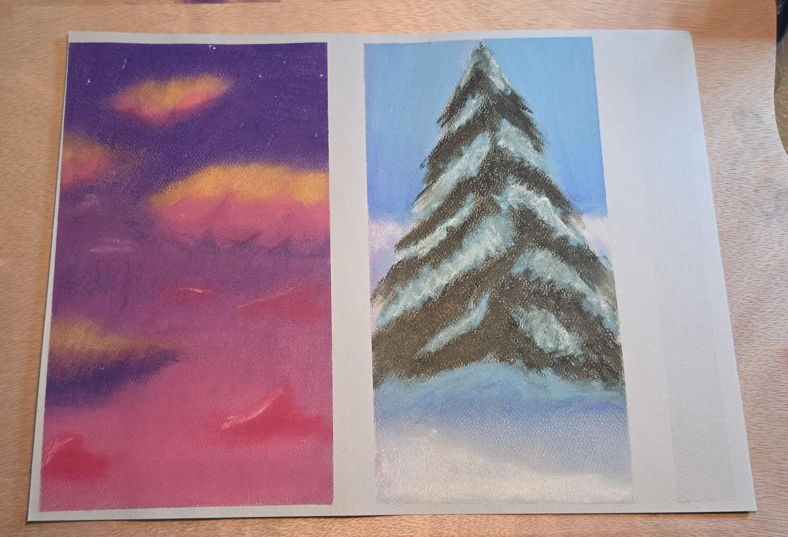 Clouds and a Tree - image 1 - student project