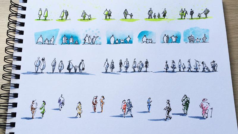 Sketching People - image 1 - student project