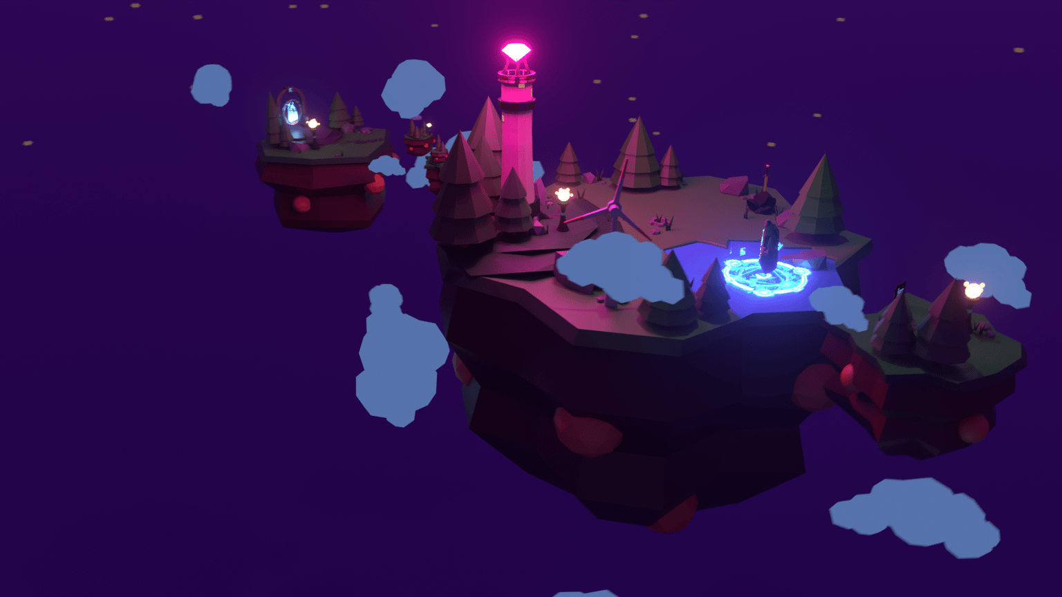Fantasy Sky Island - image 3 - student project