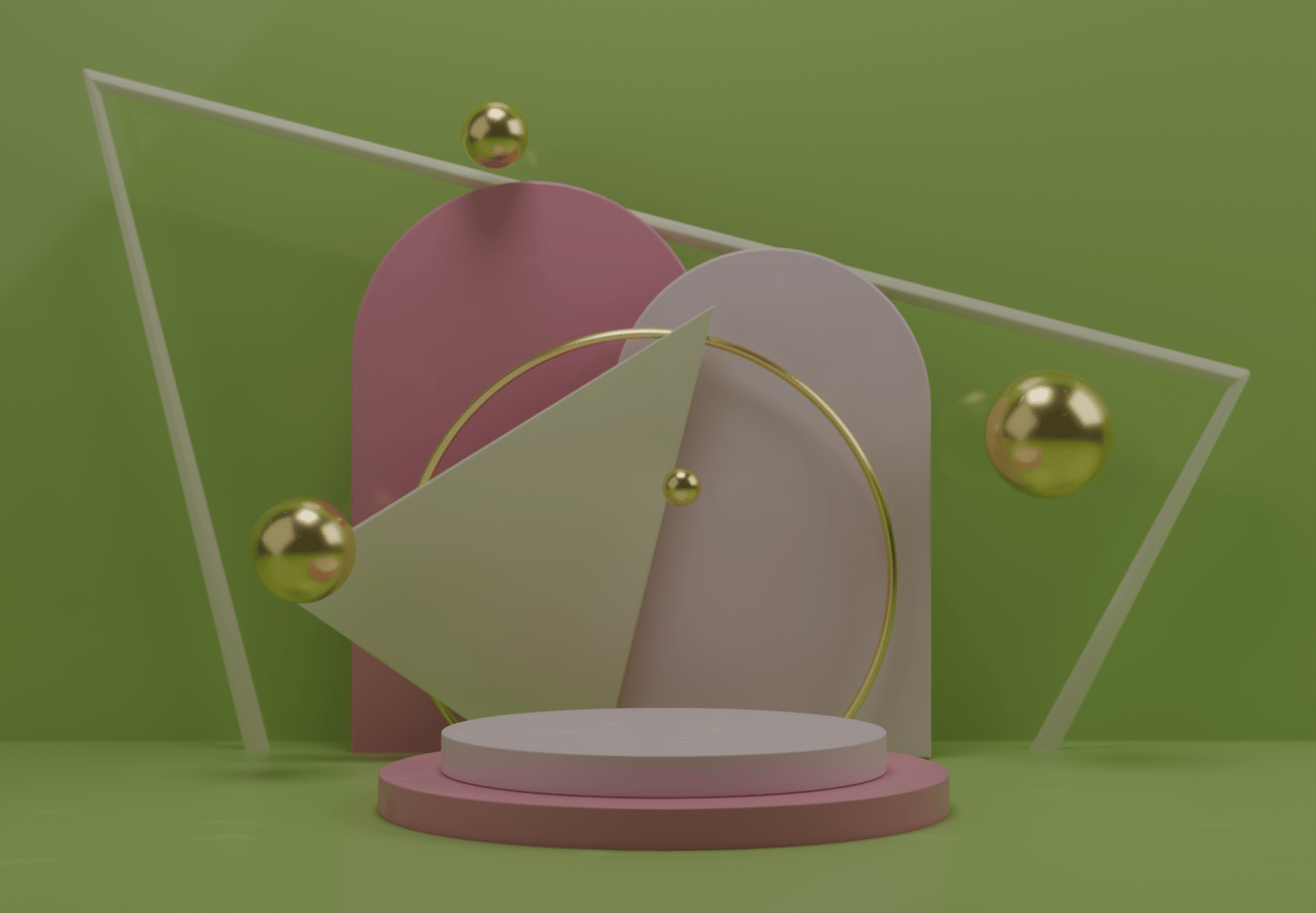 Geometric Scene - image 2 - student project