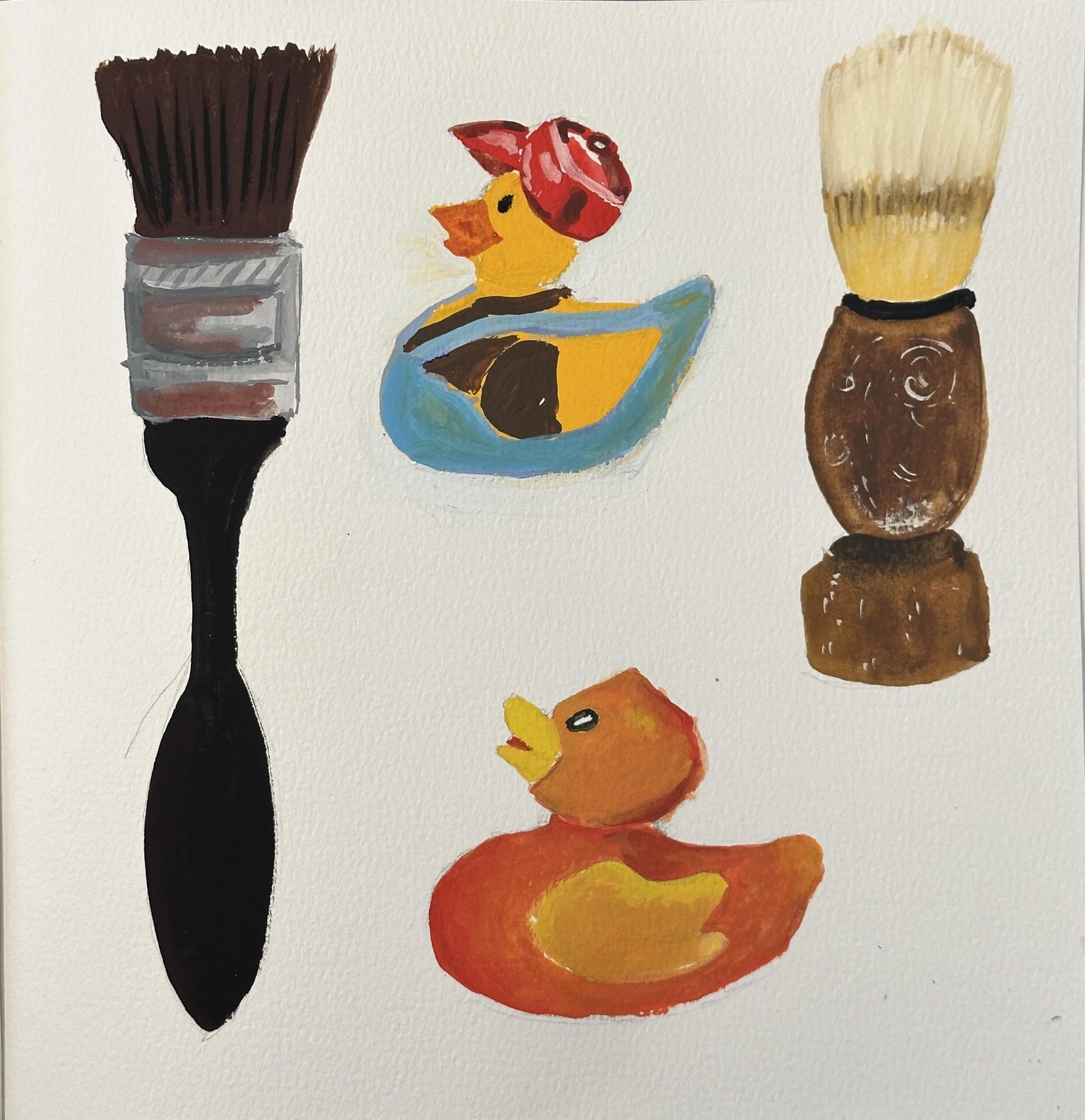 Illustrations of Object’s with Gouache - image 1 - student project