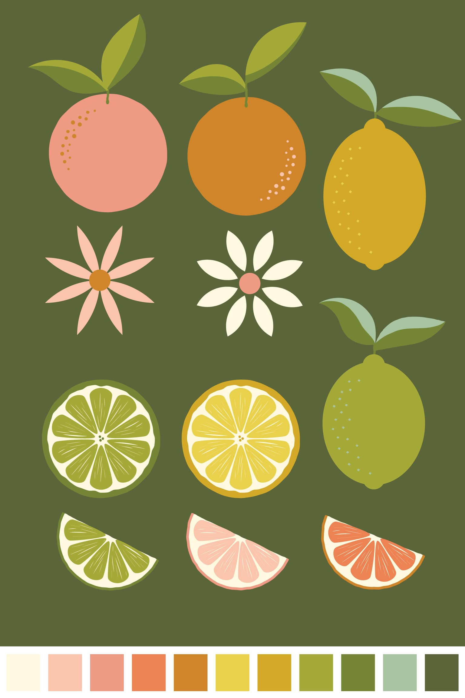 Citrus Pattern - image 3 - student project
