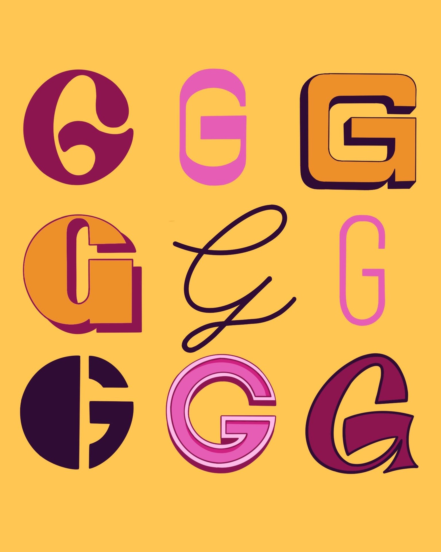 Lettering the Alphabet. - image 1 - student project