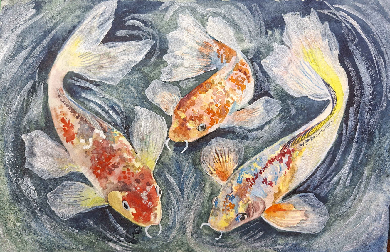 Not so luminous koi - image 2 - student project