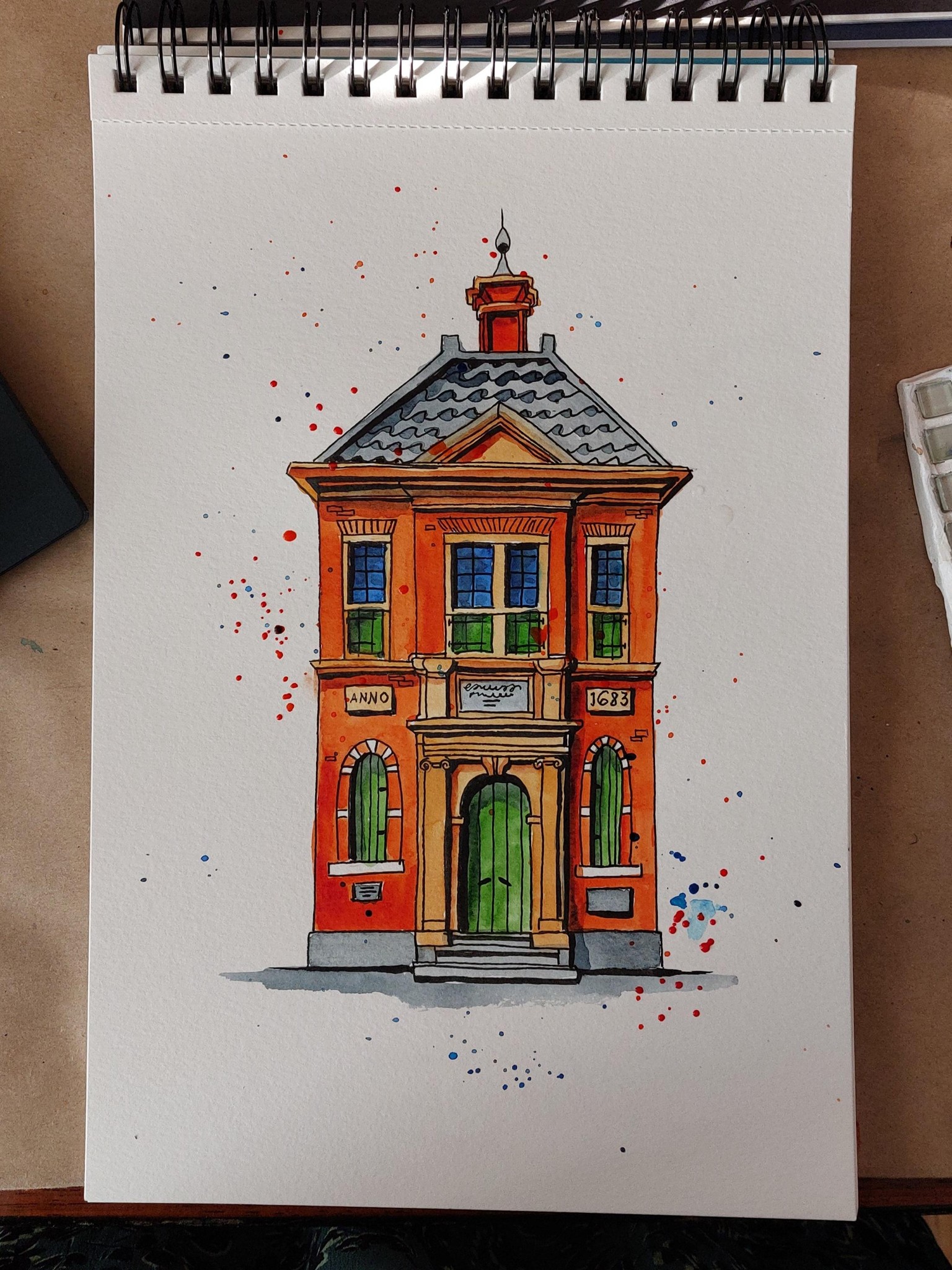 Urban sketching project - image 1 - student project