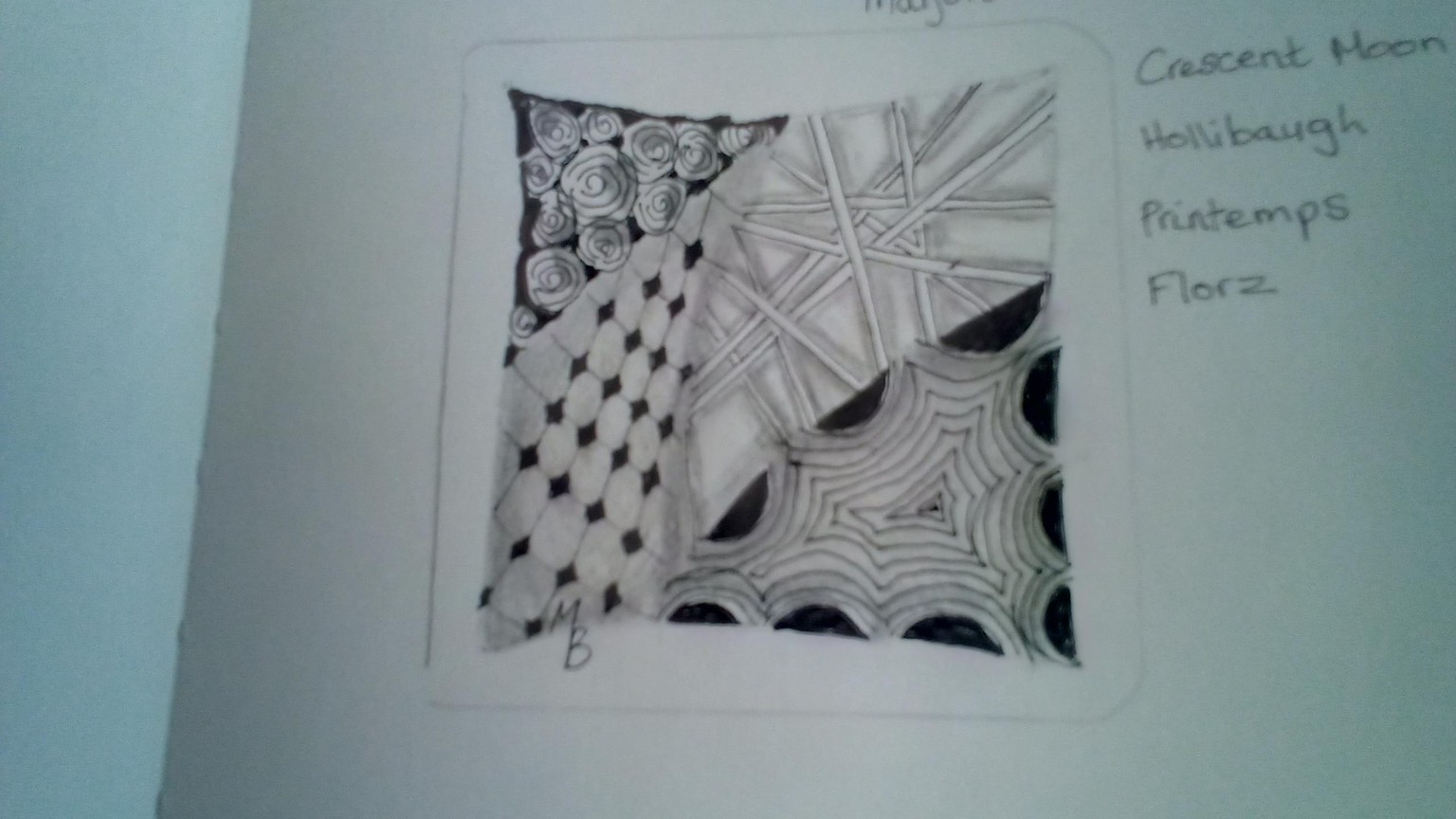 My first Zentangle - image 1 - student project
