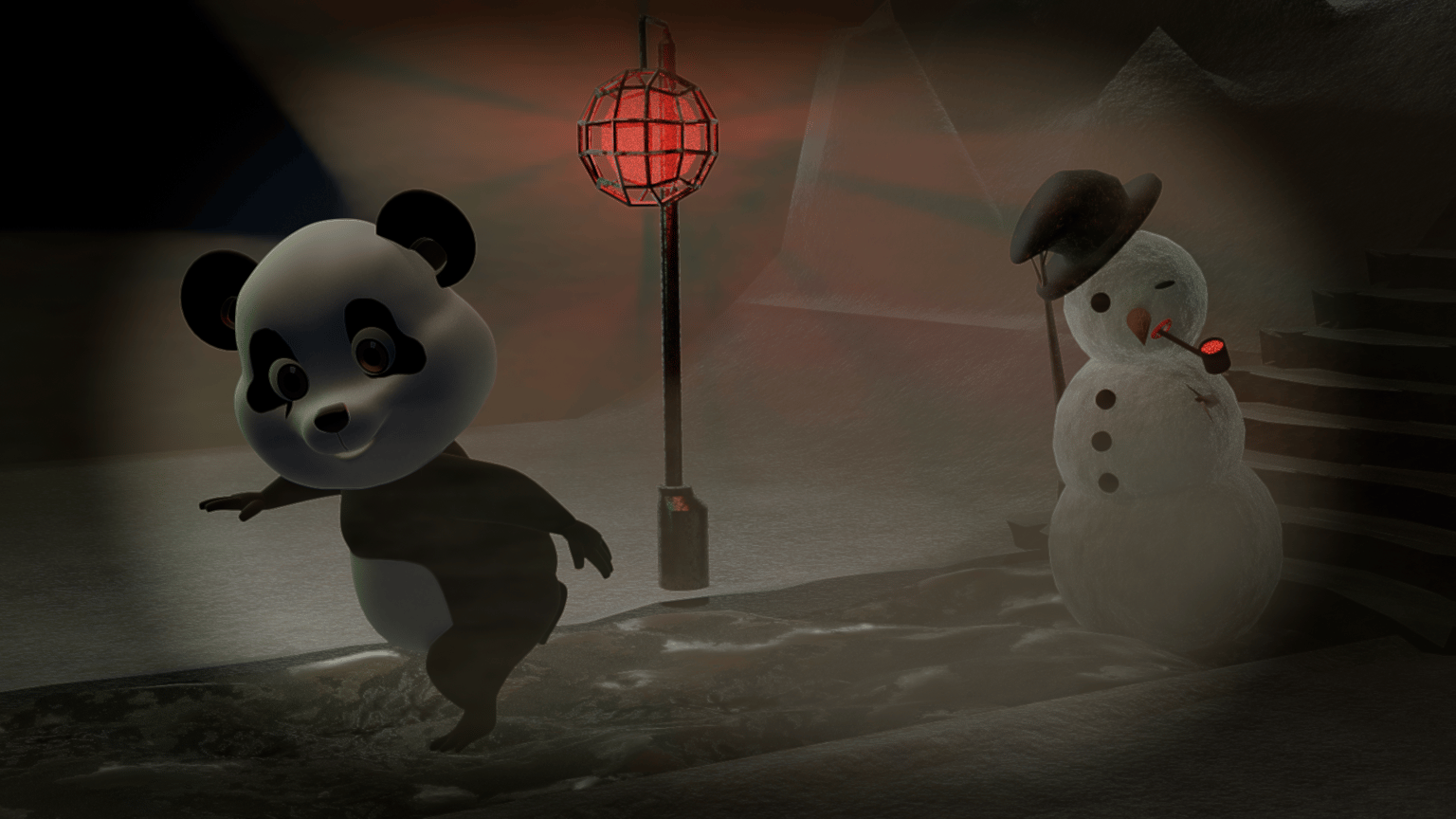 Panda Fleck & The Snowman - image 5 - student project