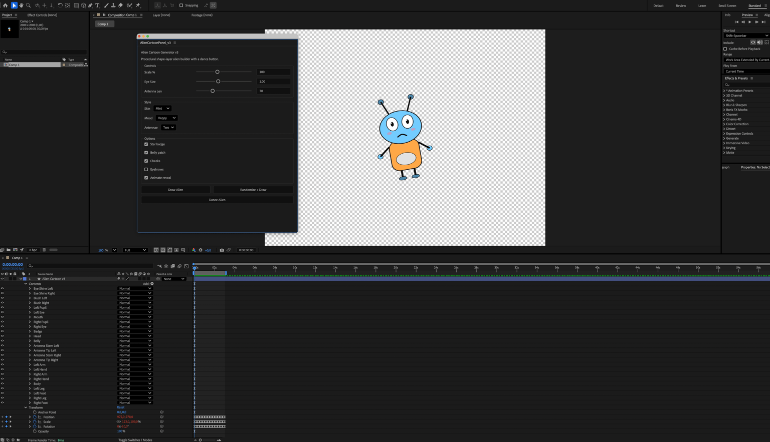 Character Generator - image 1 - student project