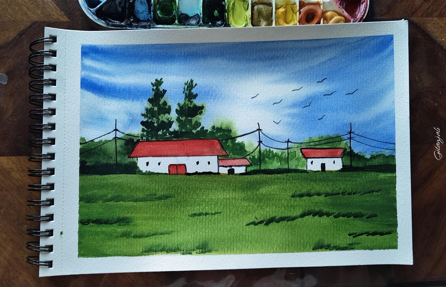 Village scene - image 3 - student project