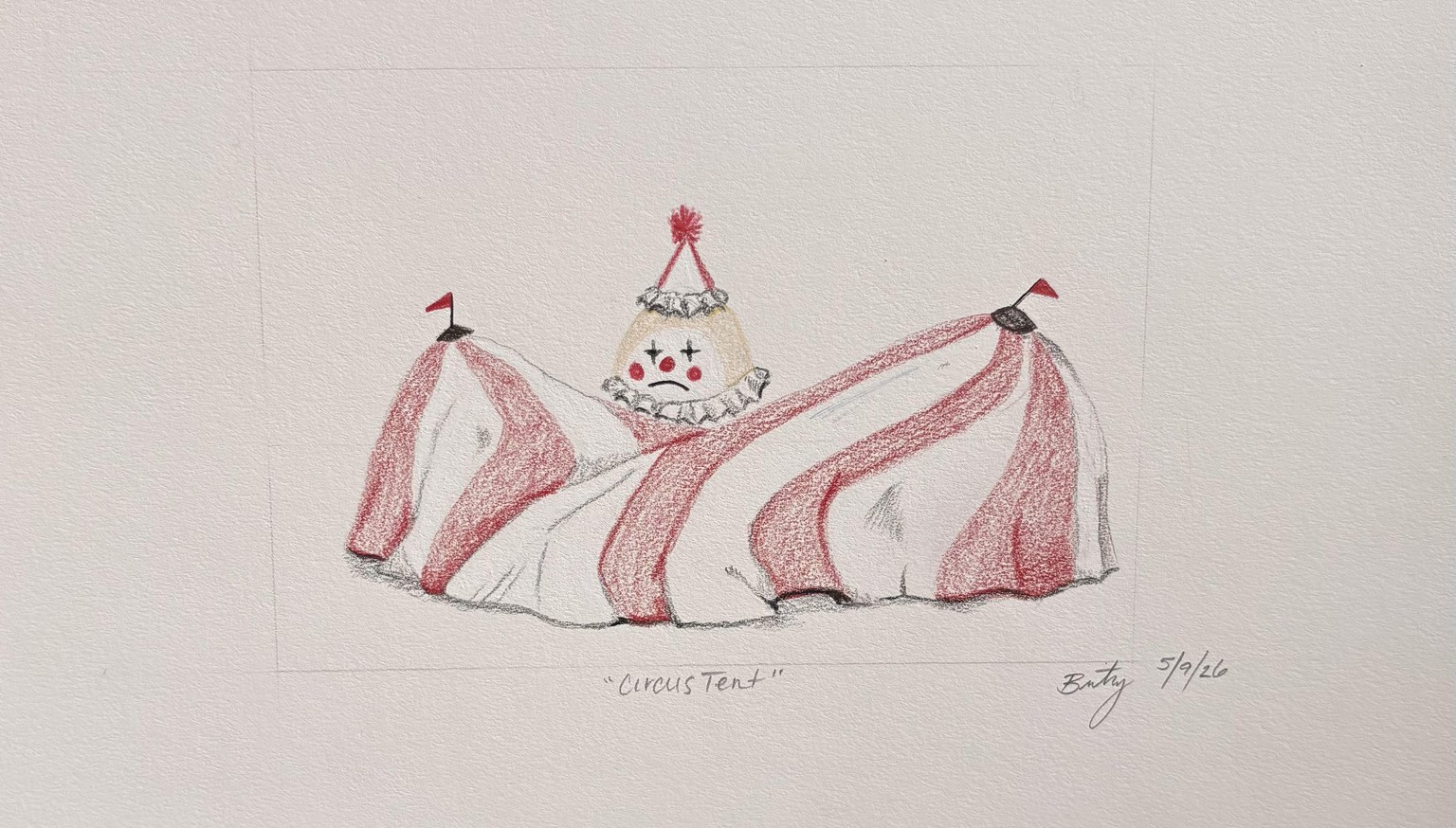 Eggbert- A Sad Egg Clown - image 1 - student project