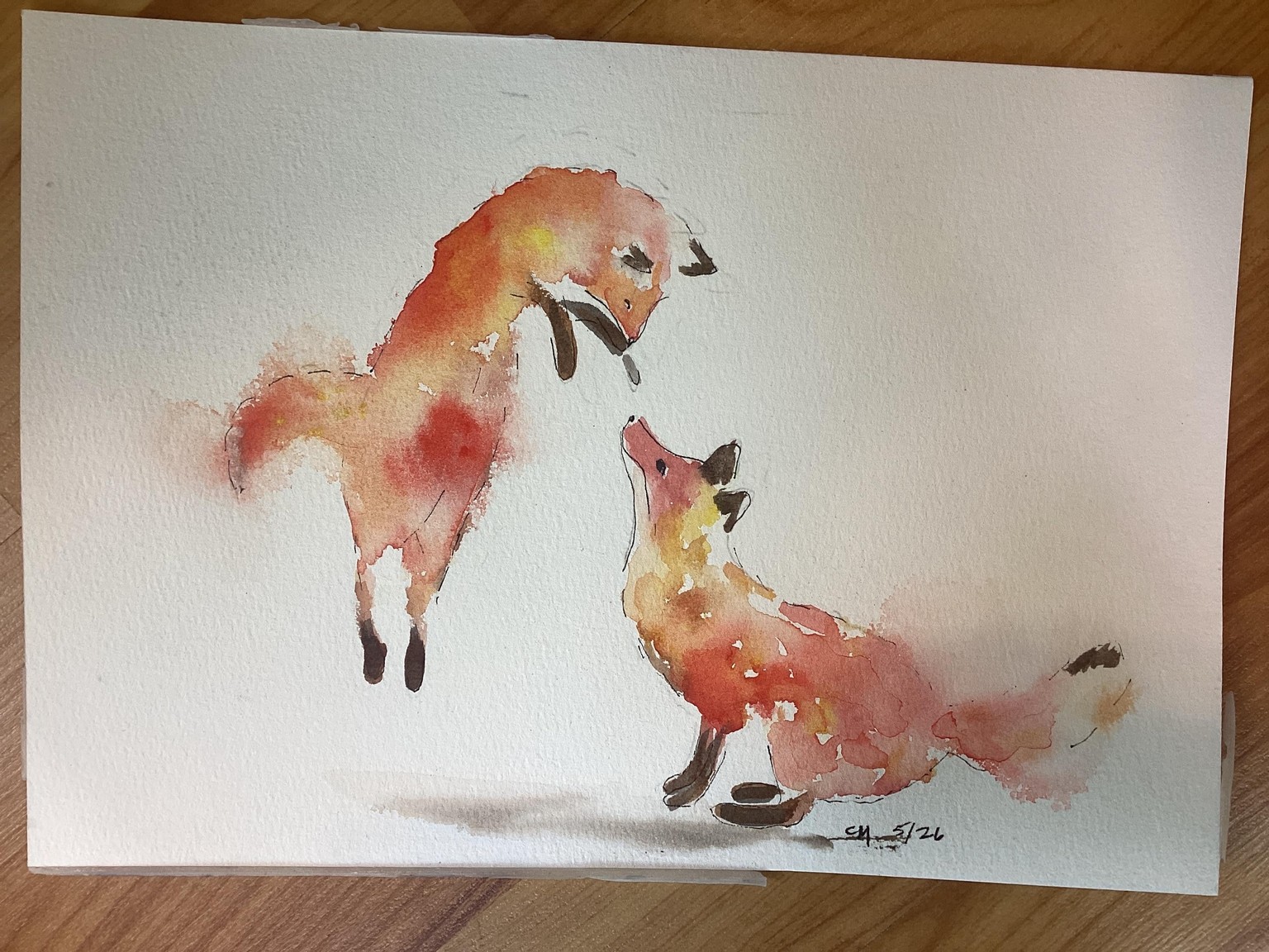 Loose foxes, a Nadine Dudek tutorial - image 1 - student project