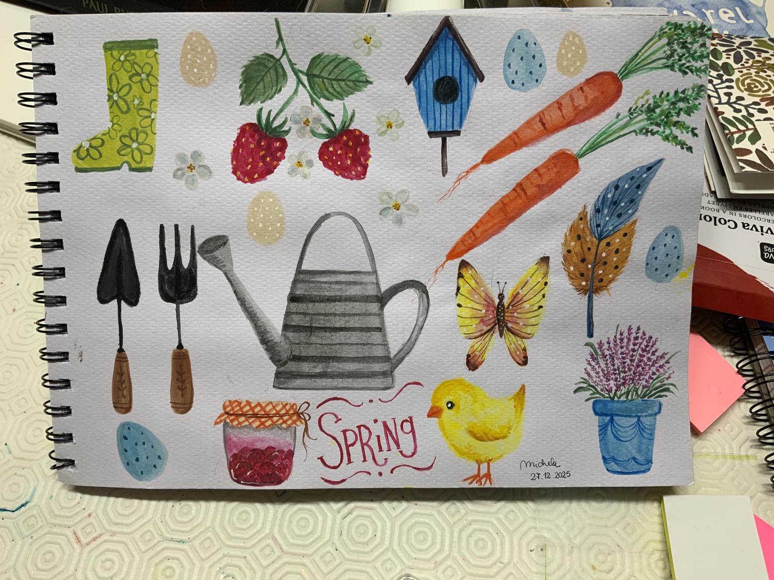 Grow your Creativity: Daily Watercolor Sketchbook - image 1 - student project