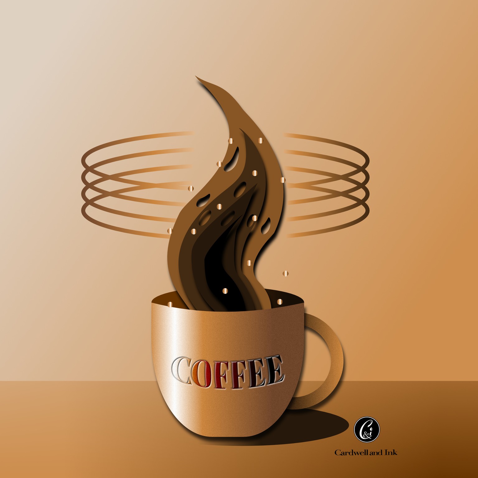 Coffee and Nightscape poster - image 1 - student project