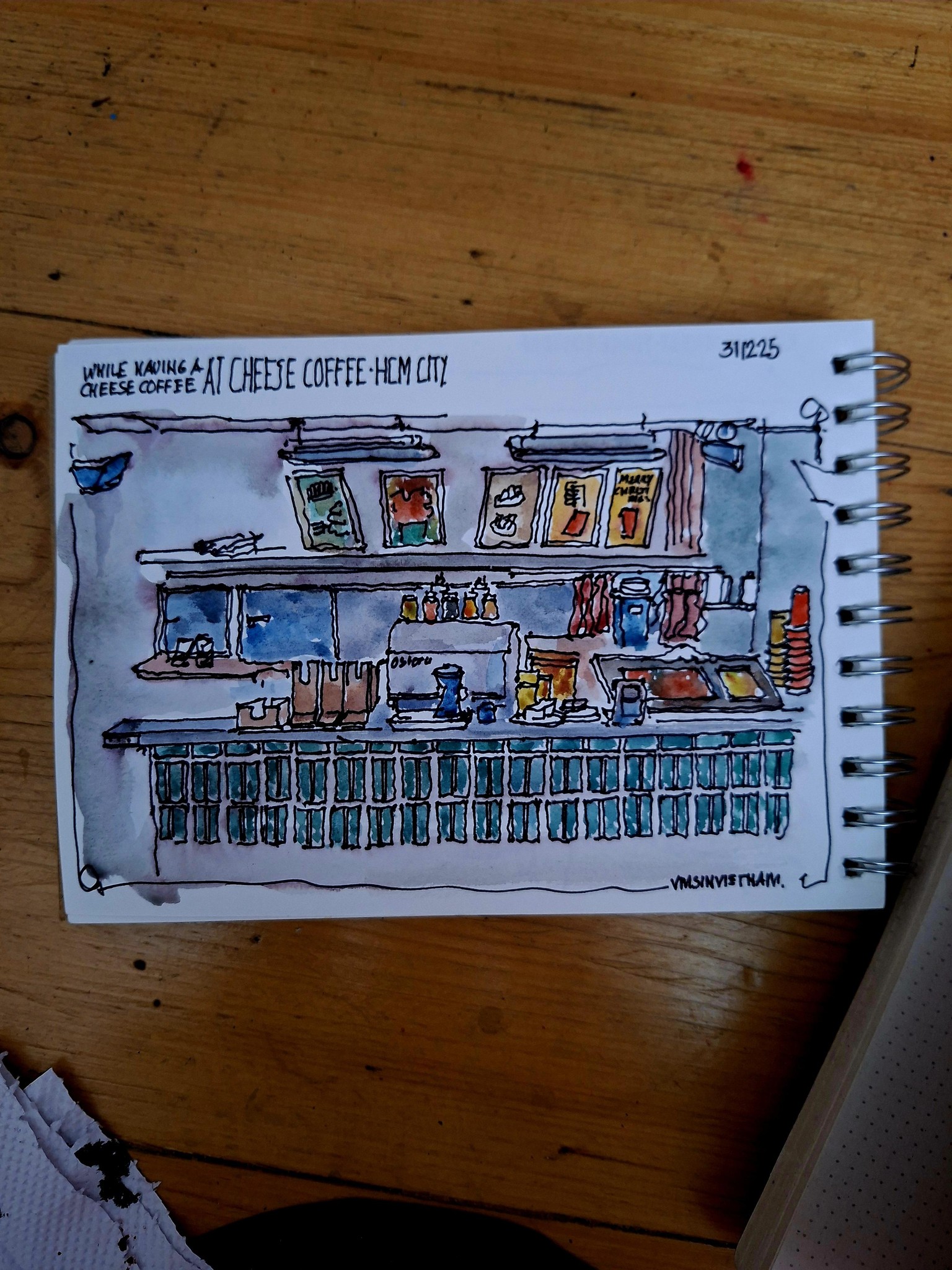 On spot sketching while travelling or waiting for keys, some with water colors - image 3 - student project