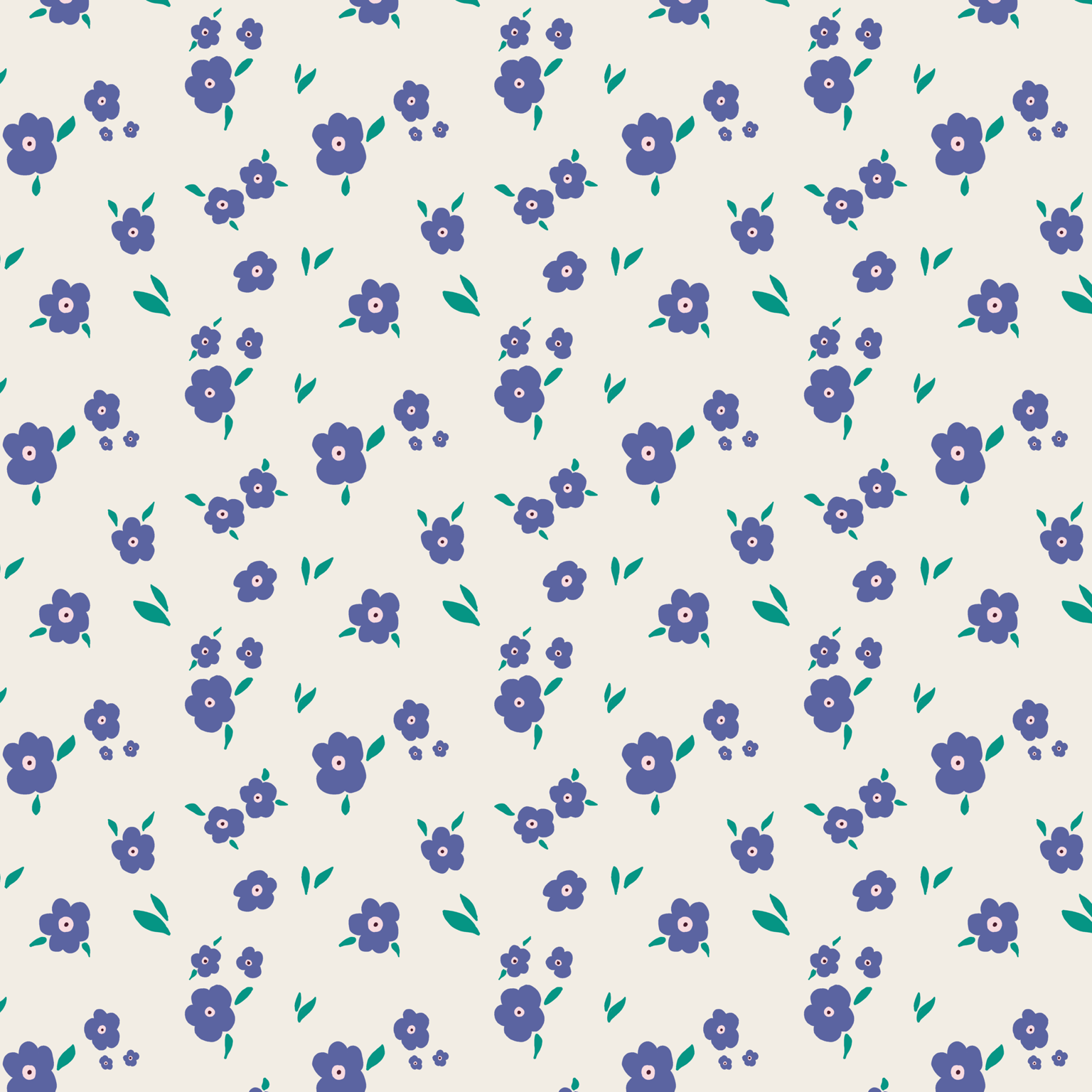 Flower Pattern & Colourways - image 3 - student project