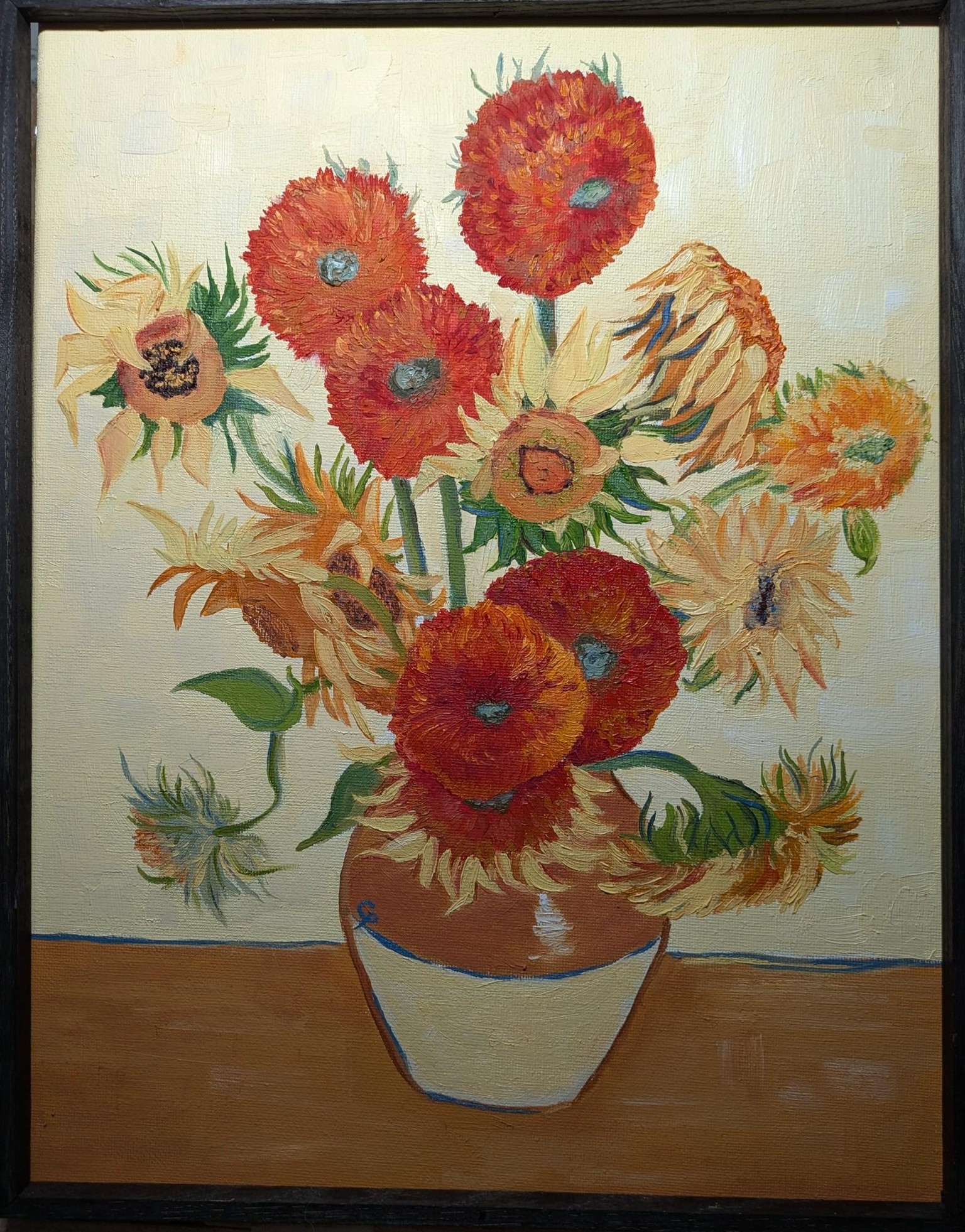 Sunflowers in oil - image 1 - student project