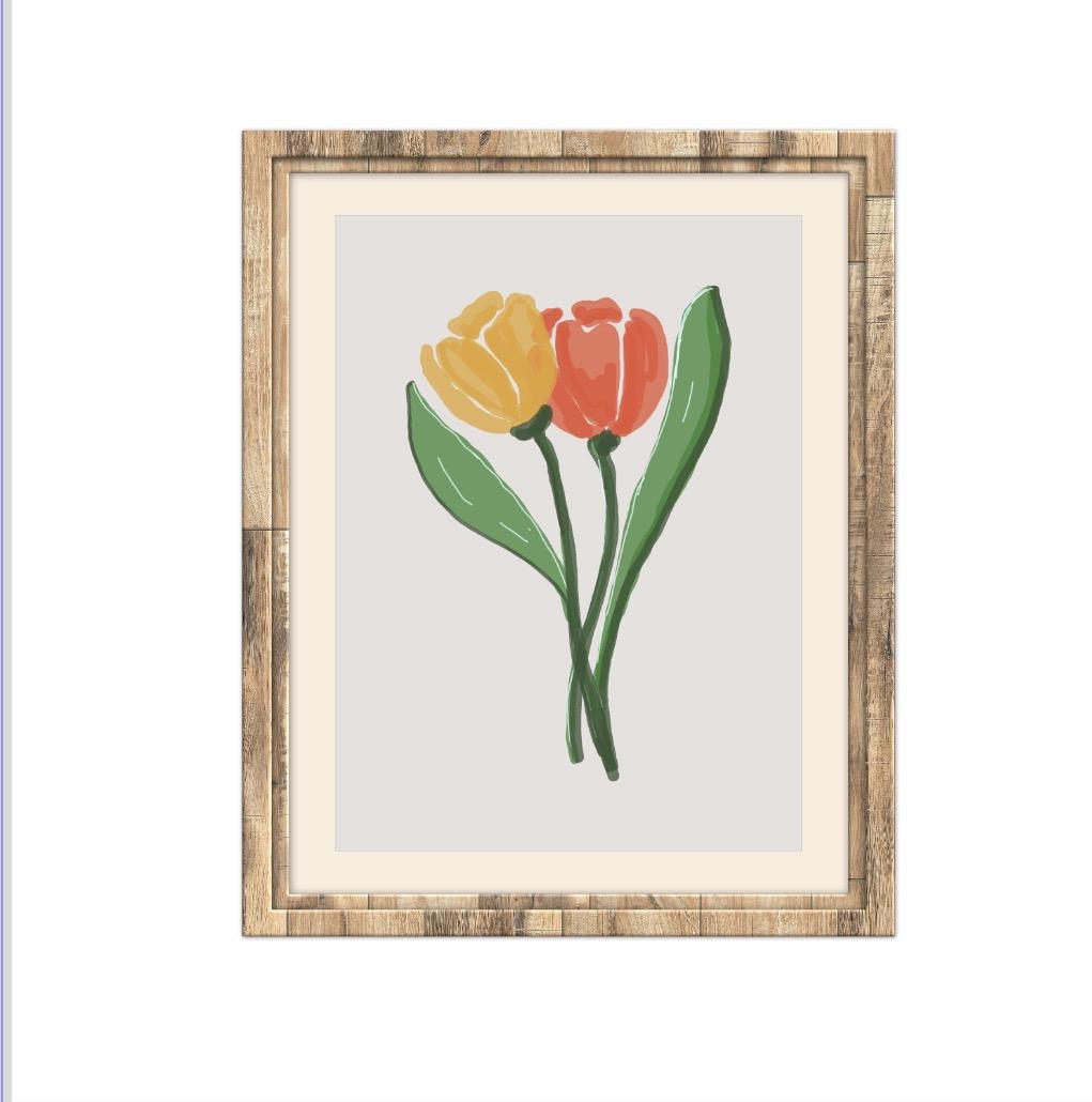 Postkarte im Holzrahmen - image 1 - student project
