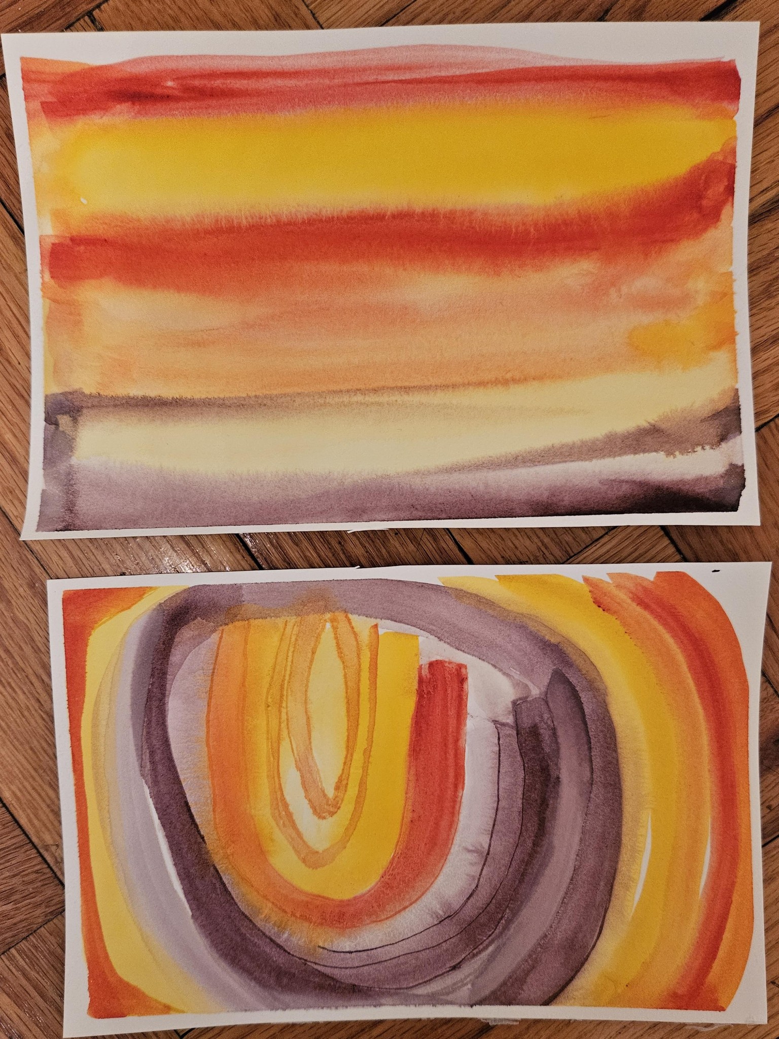 Sunset inspired G Okeefe - image 2 - student project