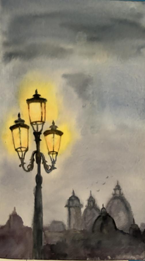Lampost and Trees - image 2 - student project