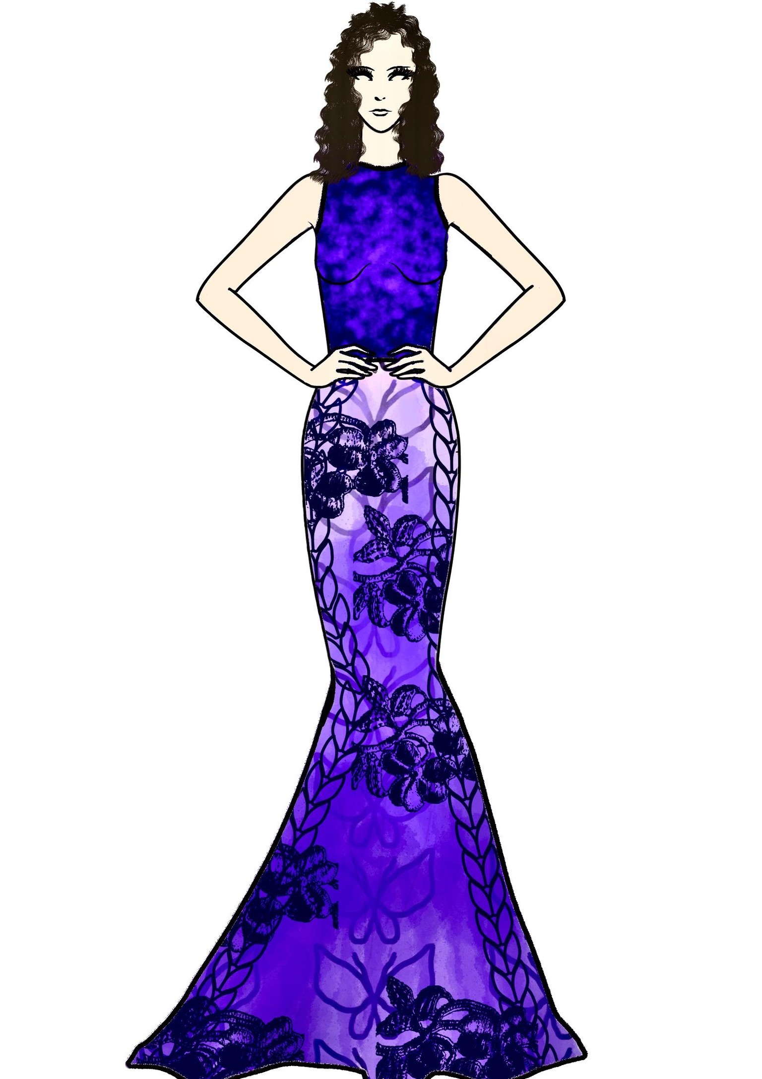 Butterfly Couture Tangle - image 1 - student project