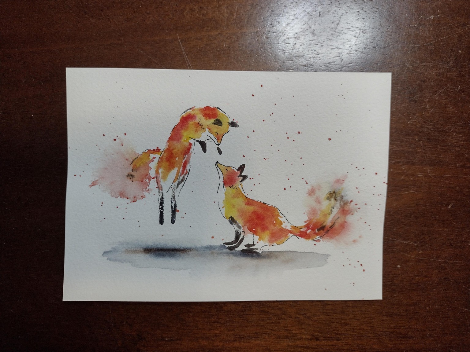 Fun Foxes! I loved being loose! I will explore more of your classes - thanks, Nadine! - image 1 - student project