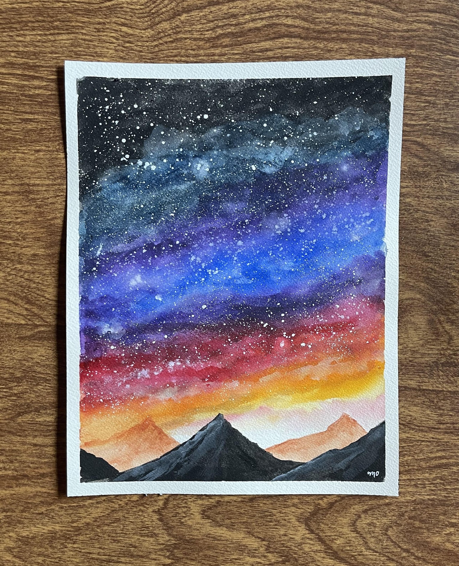 Watercolor Galaxy - image 1 - student project