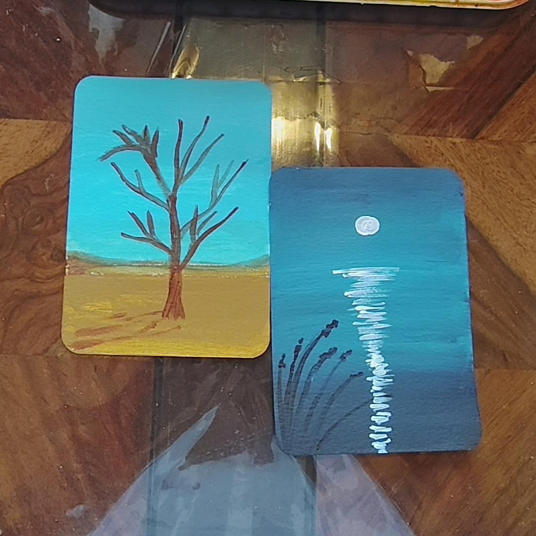 Acrylic landscape - image 3 - student project