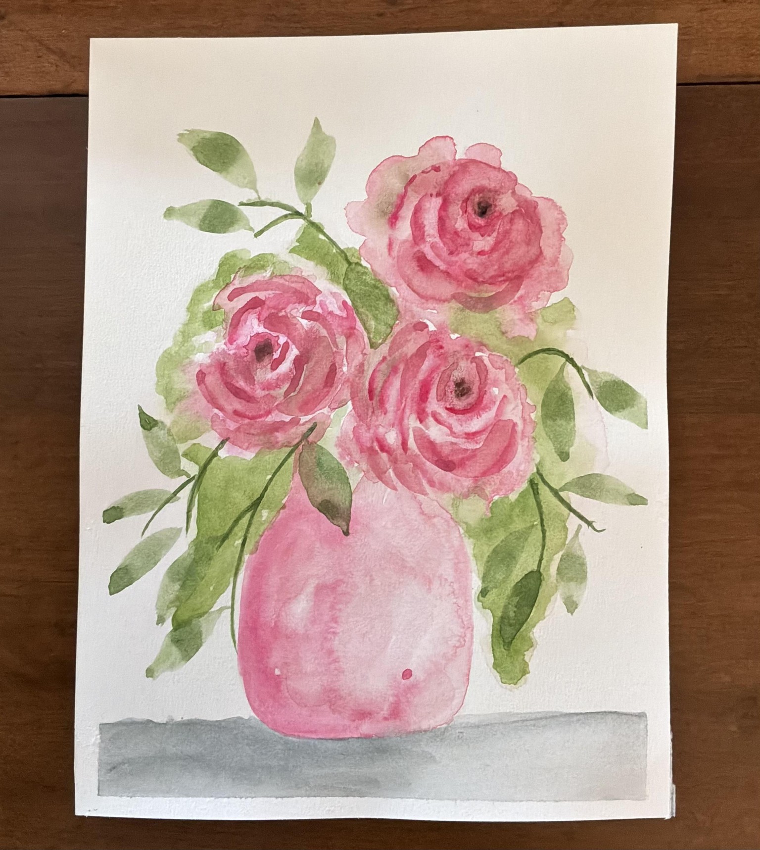 Roses in Vase - image 1 - student project